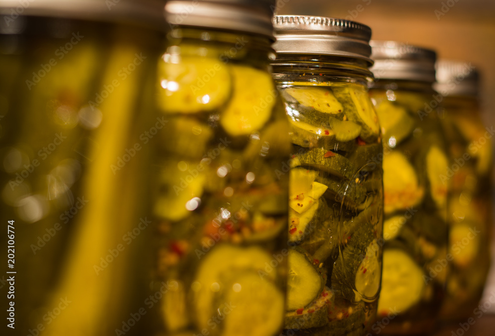 canned pickles